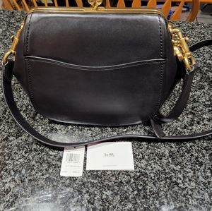 Coach Gloved Tanned Leather Frame Bag